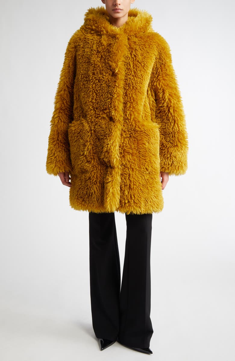 Stand Studio Elisa Faux Fur Hooded Coat, Alternate, color,