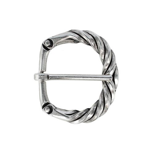 Trafalgar 40mm Italian Solid Brass Twisted Patterned Harness Belt Buckle