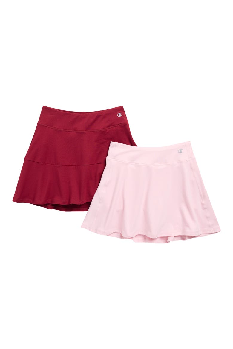 Kids' Assorted 2-Pack Skort, Main, color, RUMBA RED