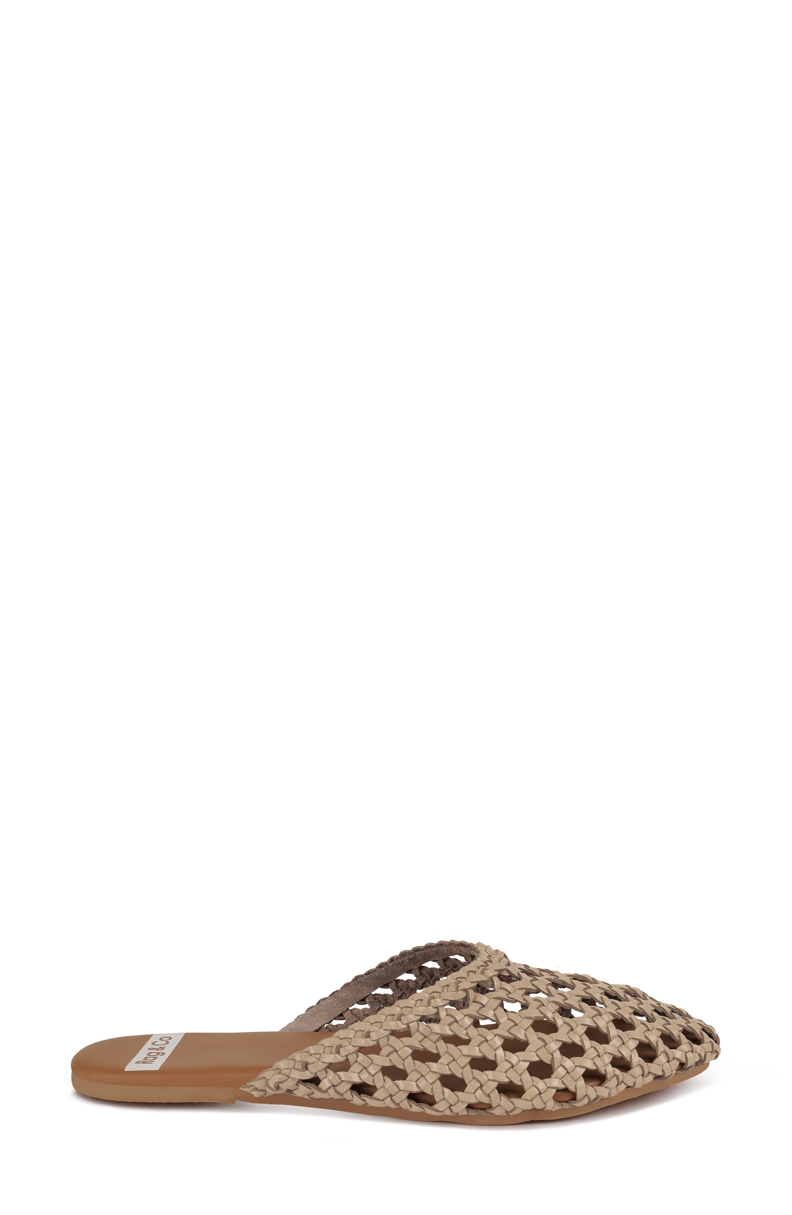 Wendigo Woven Mule, Alternate, color, DARK IVORY