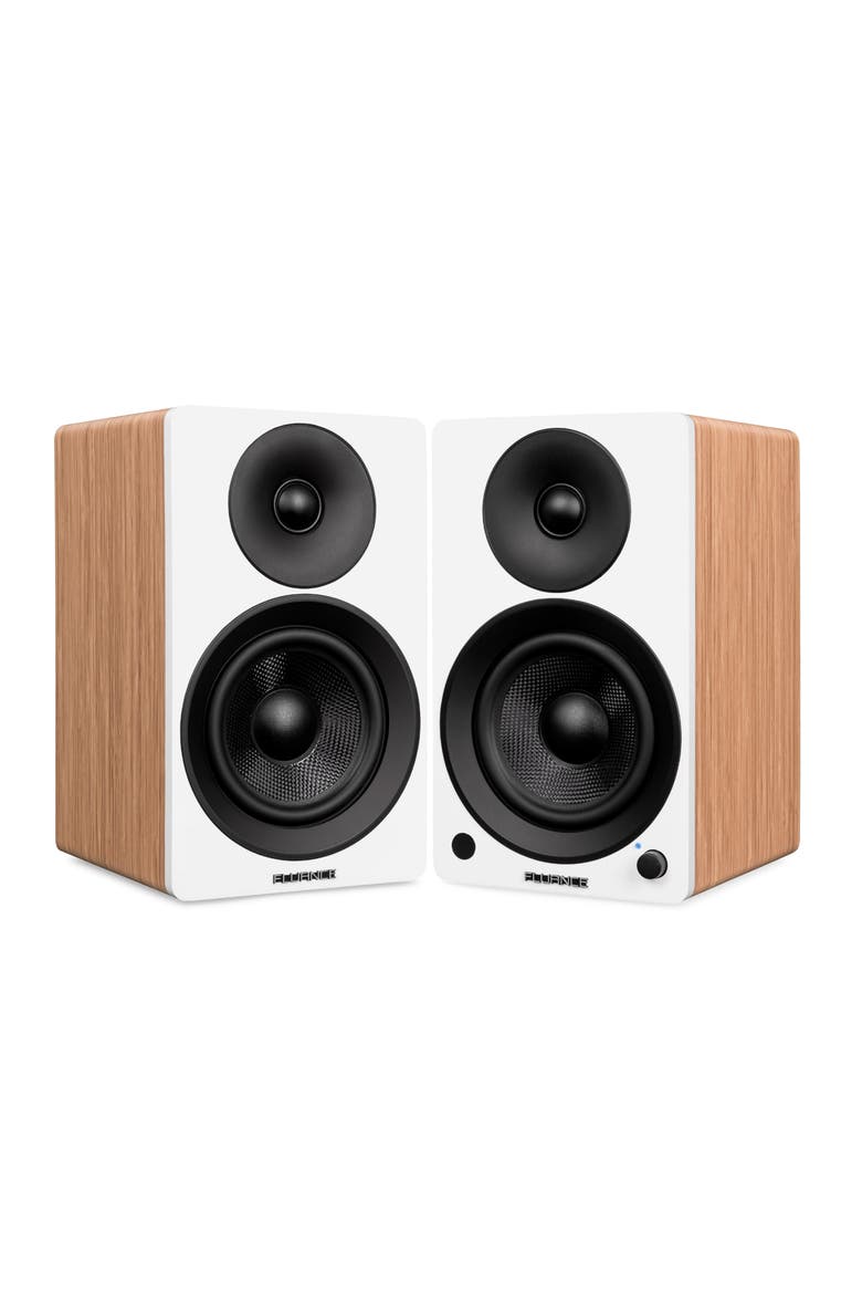 Powered 5'' Stereo Bookshelf Speakers for Turntable, TV PC & Bluetooth 5, Main, color, Lucky Bamboo
