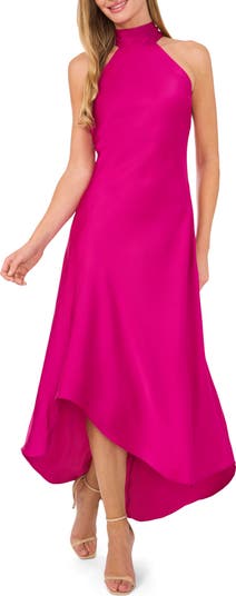 Vince Camuto Purple Sleeveless High Low Maxi good Dress