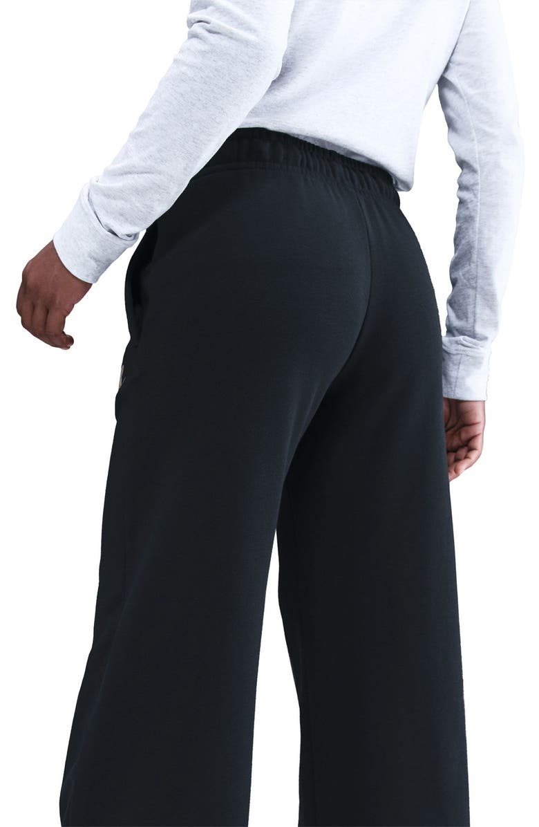 Nike Club Logo Fleece Pants, Alternate, color, Black/ Metallic Gold