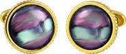 DEJI ENIOLA Aurora Mother of Pearl Cufflinks