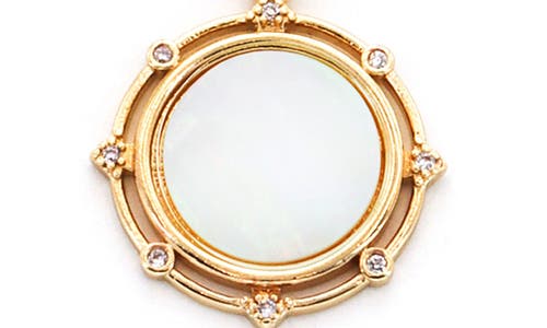 Panacea Stars & Moon Charm Necklace In Gold