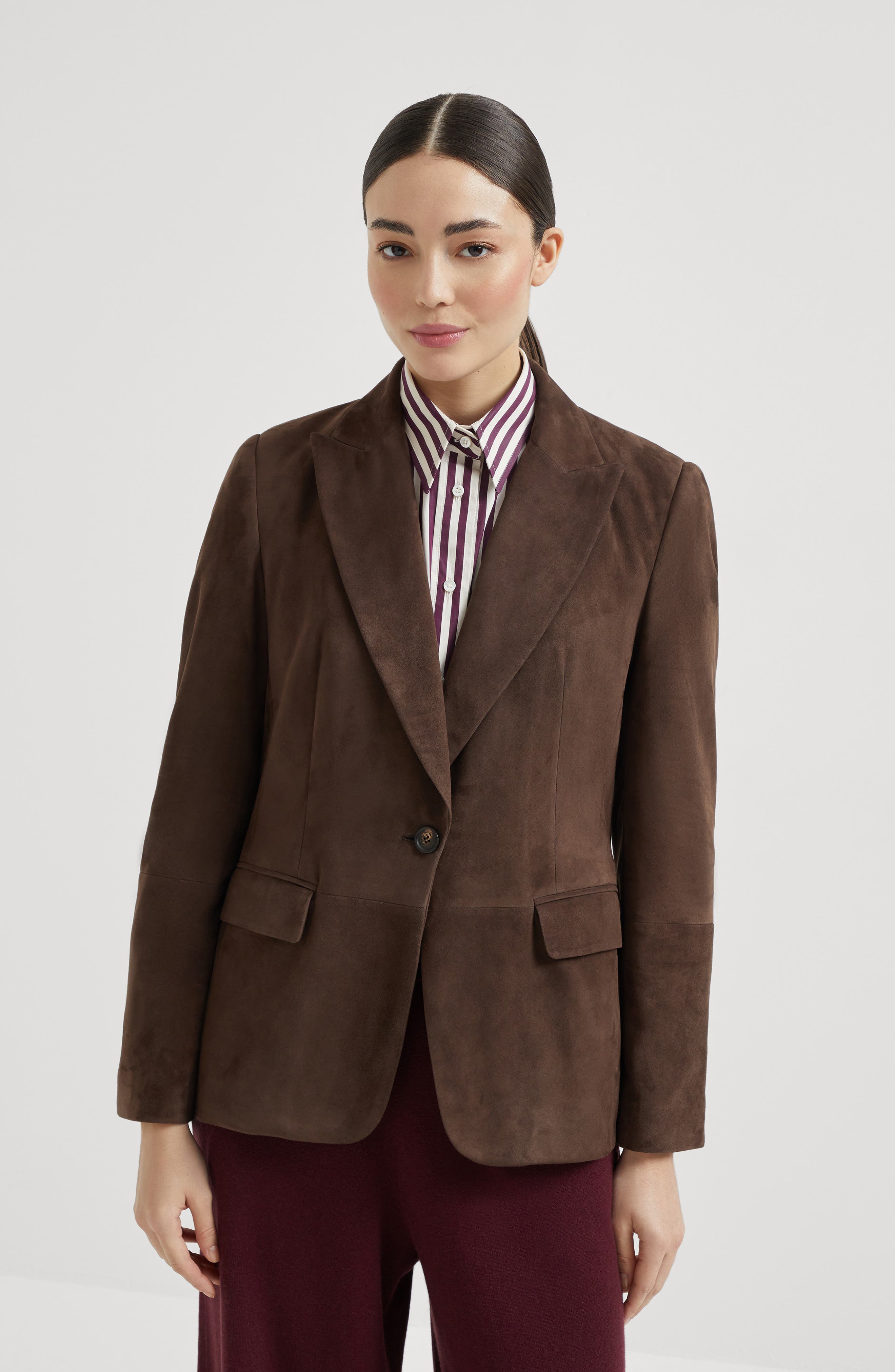 Suede blazer - image 2