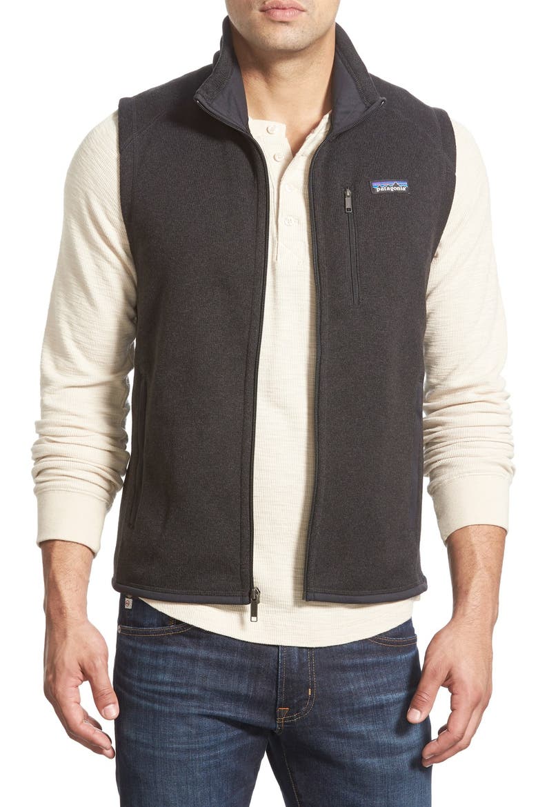 Better Sweater® Fleece Vest, Main, color, BLACK