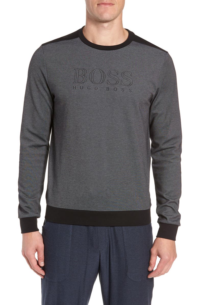 BOSS Tracksuit Sweatshirt, Main, color, 
