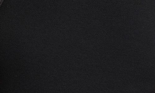 Nic + Zoe Nic+zoe Perfect Knit Trimmed Tank In Black