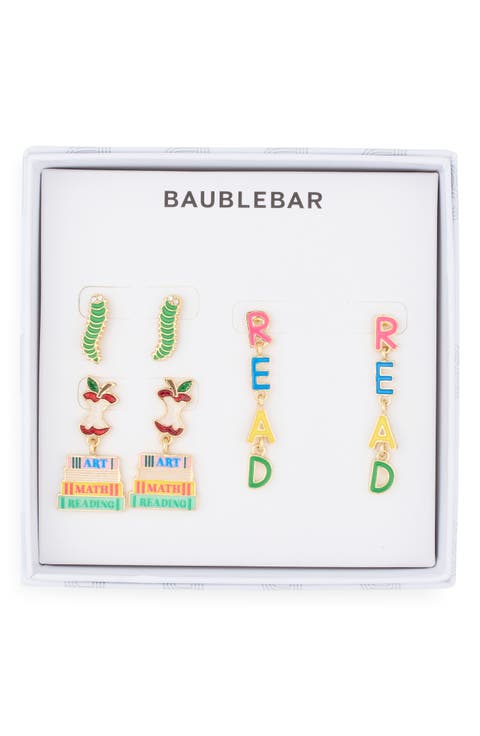 Reading Set of 3 Drop Earrings