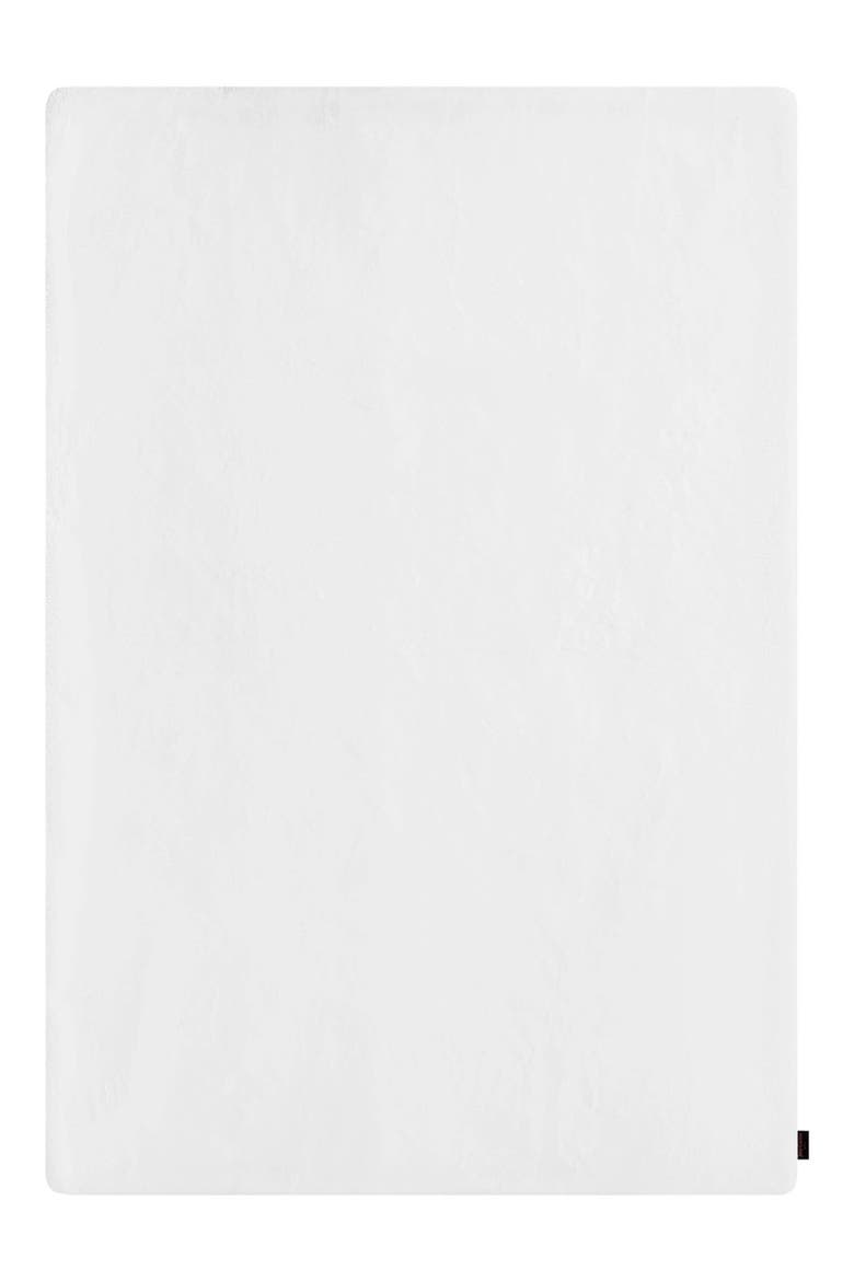 Plush Throw Blanket, Alternate, color, WHITE