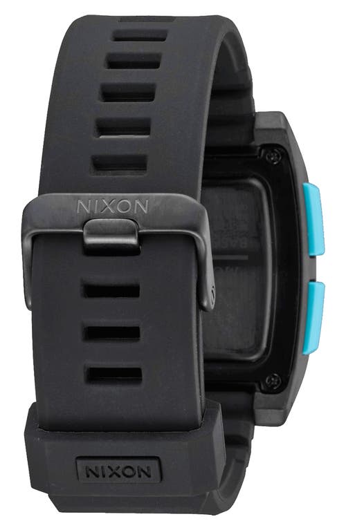 Nixon Base Tide Pro Digital Silicone Strap Watch, 42mm In Multi
