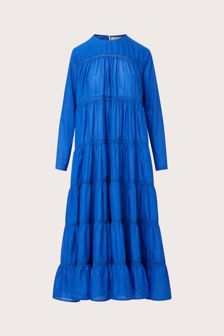 Maida Dress, Alternate, color, Ultramarine