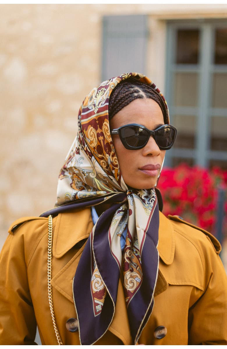 Elizabetta Romina - Silk Foulard for Women, Alternate, color, Neutrals