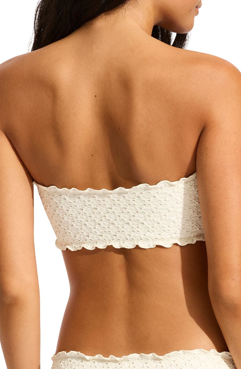 Seafolly Daydreamer Strapless Bikini Top, Alternate, color,