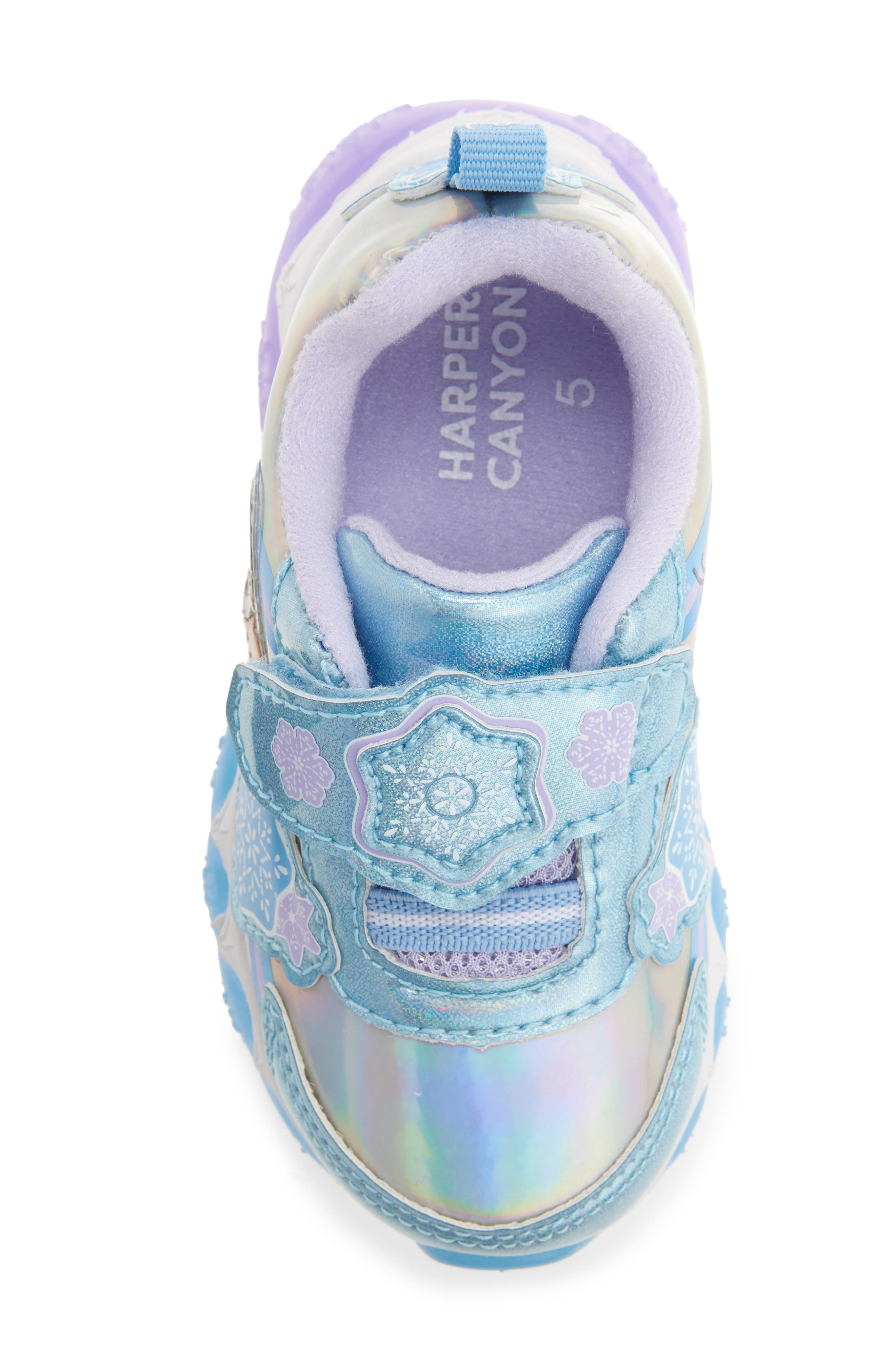 Harper Canyon Kids' Disney<sup>®</sup> Frozen Light-Up Sneaker, Alternate, color, 