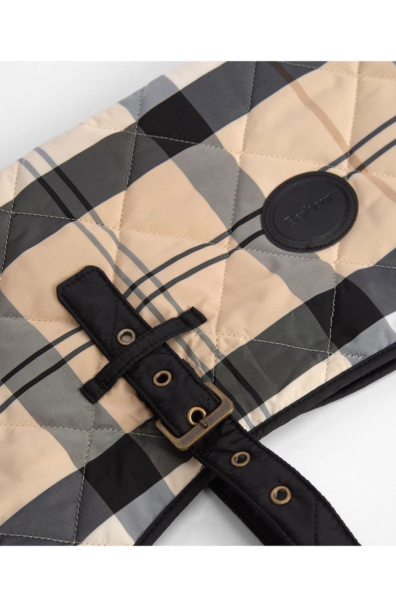 Barbour Quilted Tartan Dog Coat, Alternate, color,