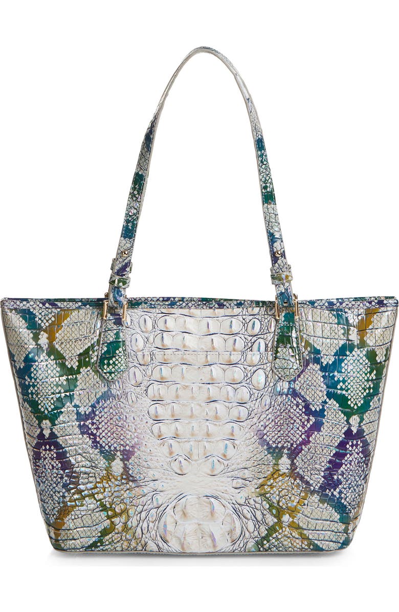 Brahmin Medium Asher Croc Embossed Leather Tote, Alternate, color,
