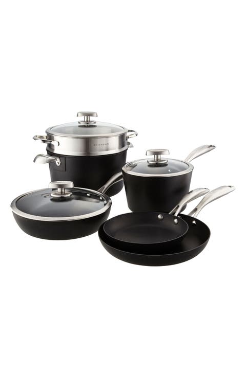 Pro IQ 9-Piece Aluminum Nonstick Cookware Set