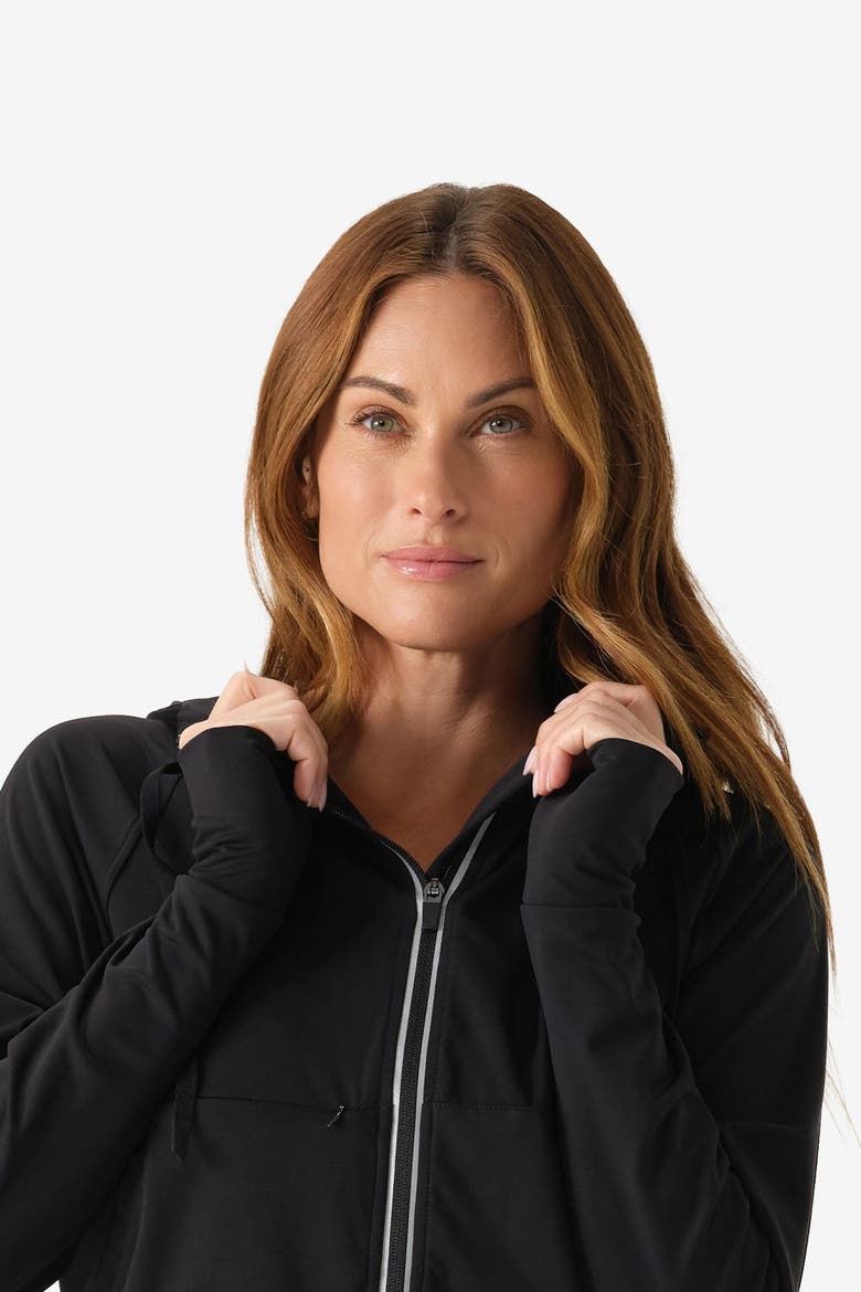 Women's Fieldsheer Everyday Full Zip Hoodie, Alternate, color, Black