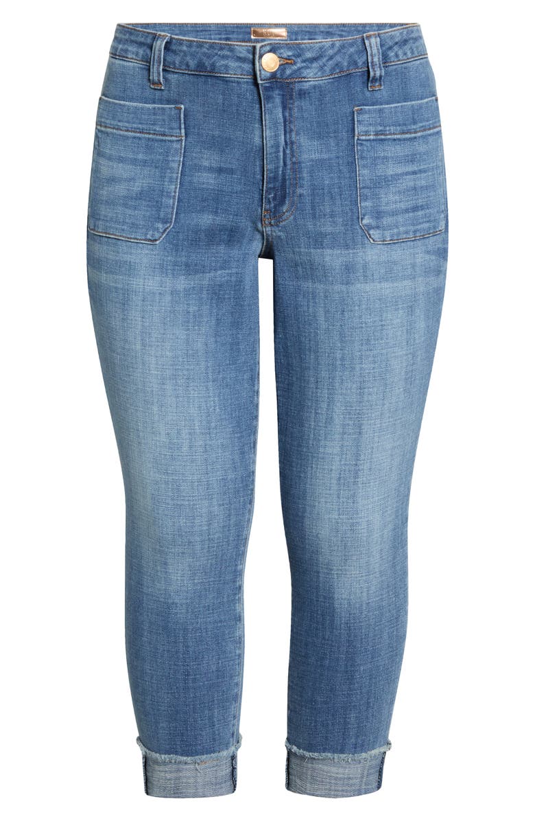 KUT from the Kloth Amy High Waist Patch Pocket Crop Skinny Jeans, Main, color, Attractive