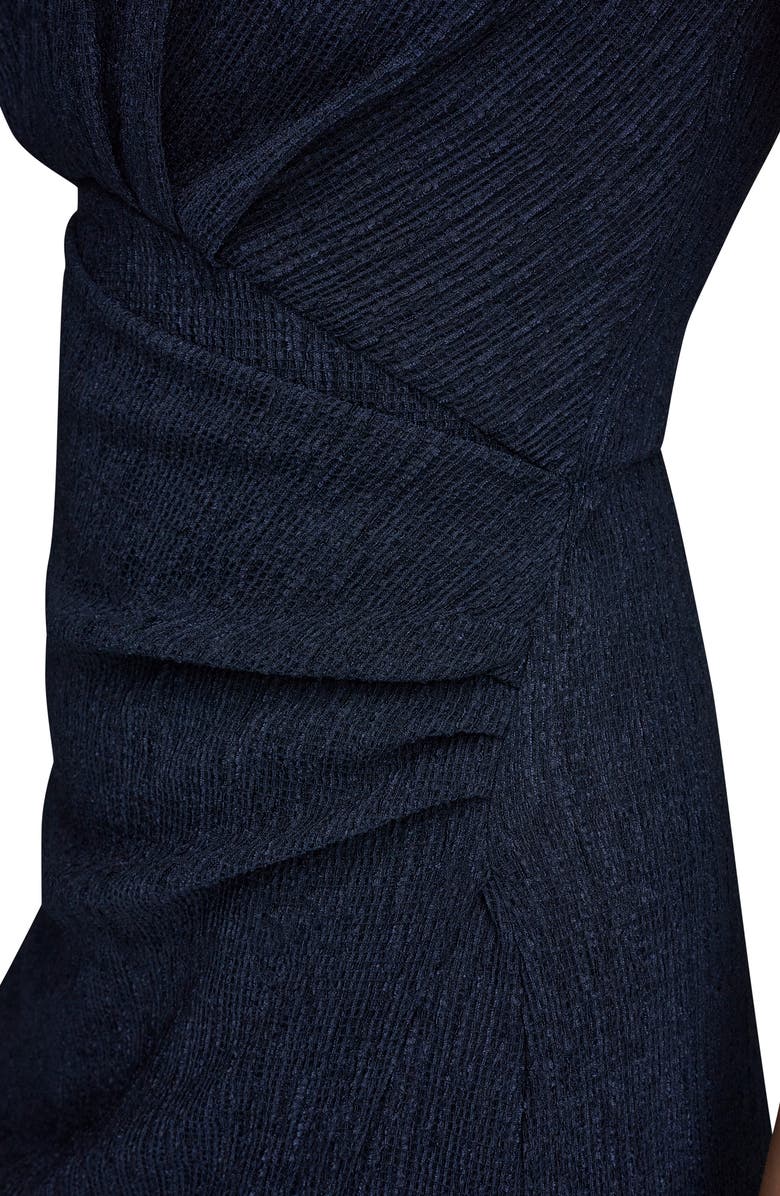 Donna Karan New York Cap Sleeve Midi Dress, Alternate, color, Nightfall