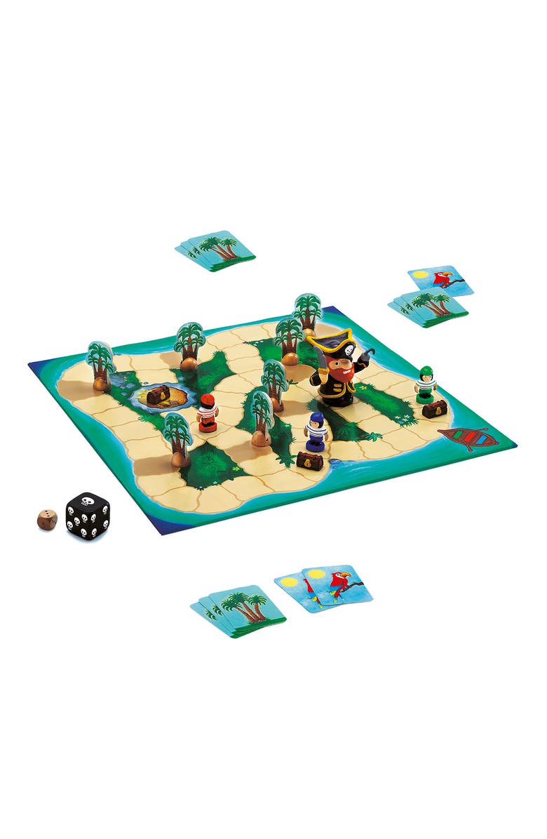 Djeco Big Pirate Treasure Hunt Game, Main, color, 