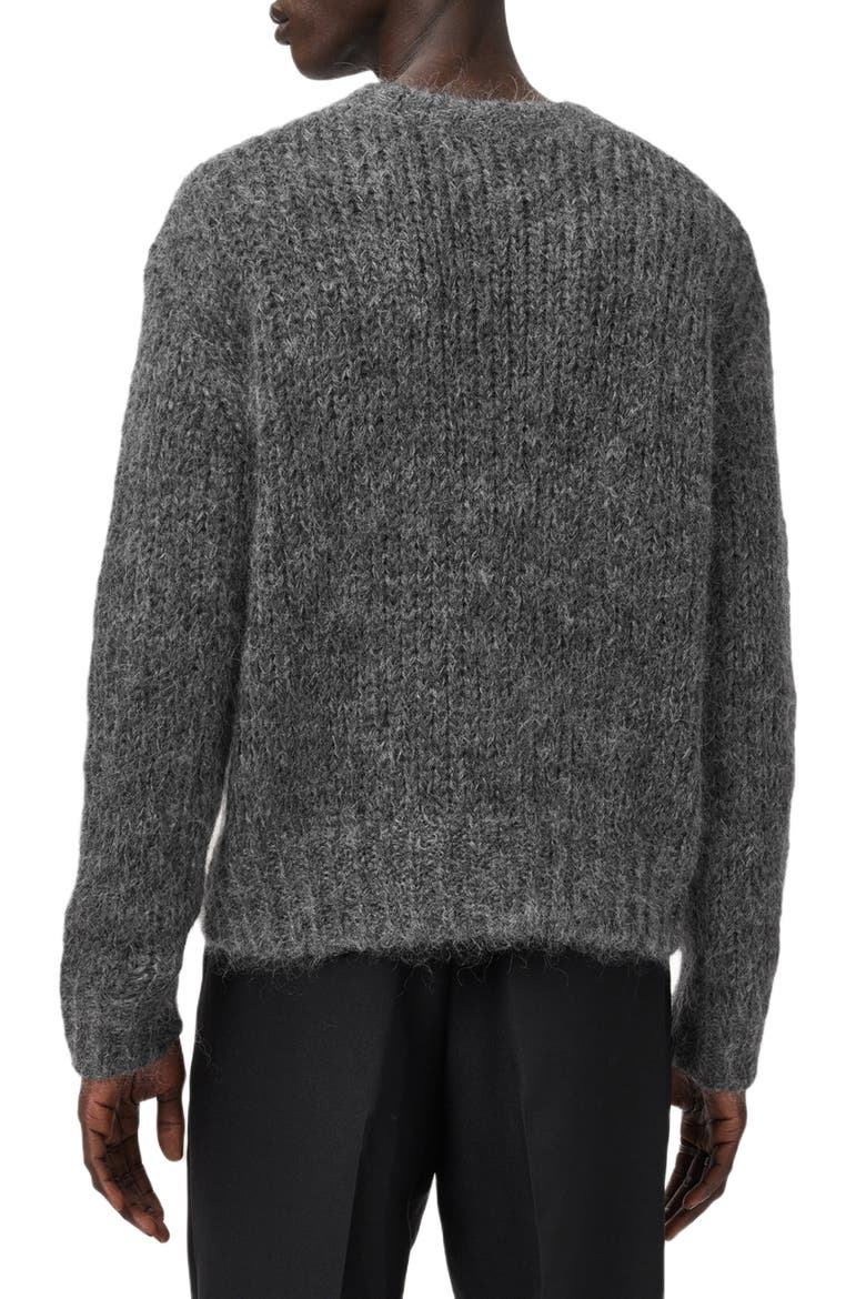 Myles Mohair & Merino Wool Sweater, Alternate, color, CHARCOAL GREY
