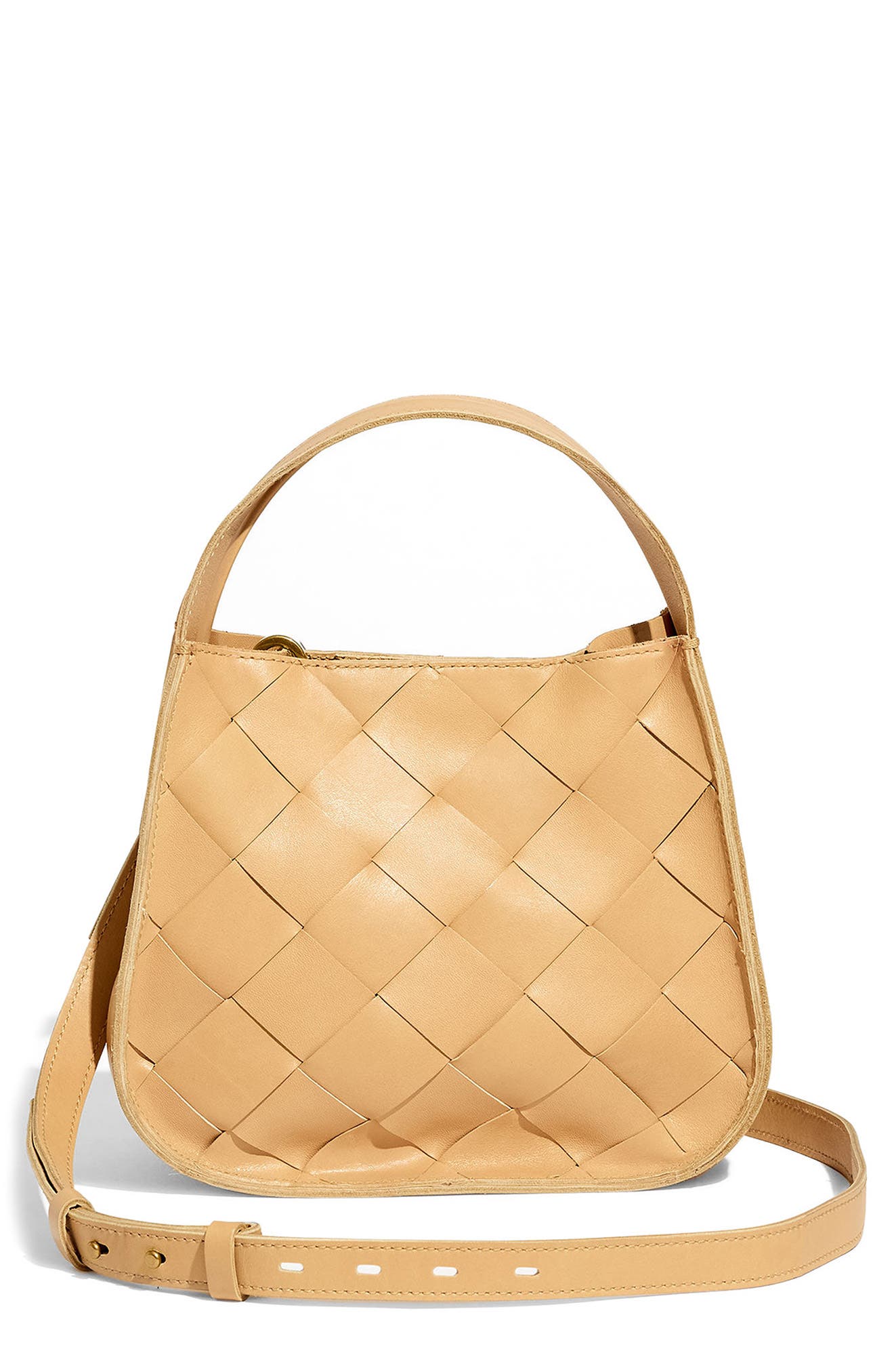 Madewell The Sydney Crossbody Bag: Woven Leather Edition, Main, color, 