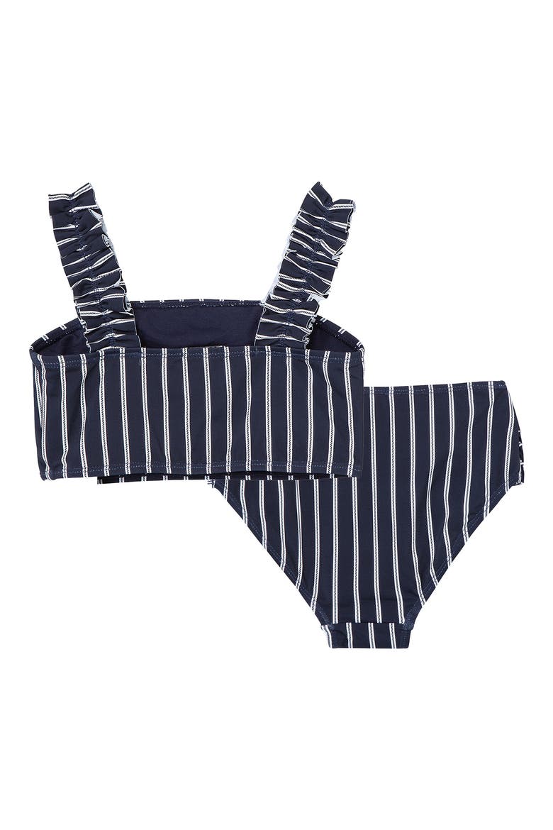 Habital Kids' Stripe Two-Piece Swimsuit, Alternate, color, NAVY