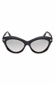 Toni 55mm Oval Sunglasses