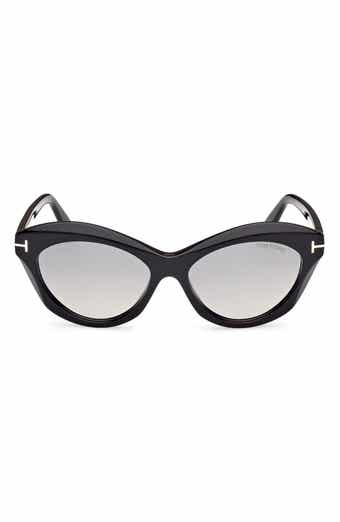 Toni 55mm Oval Sunglasses