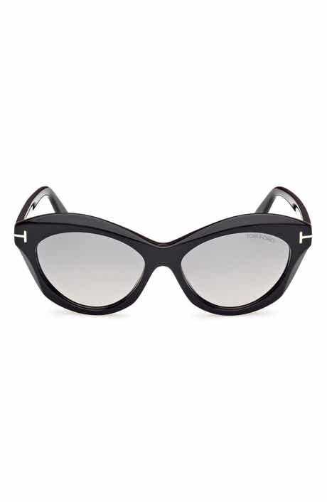 Toni 55mm Oval Sunglasses