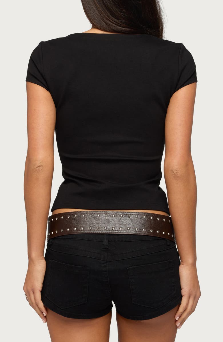 EDIKTED Whitley Hook Detail Top, Alternate, color,