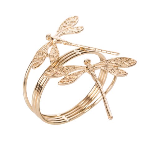 Dragonflies Tabletop Napkin Rings Set of 4