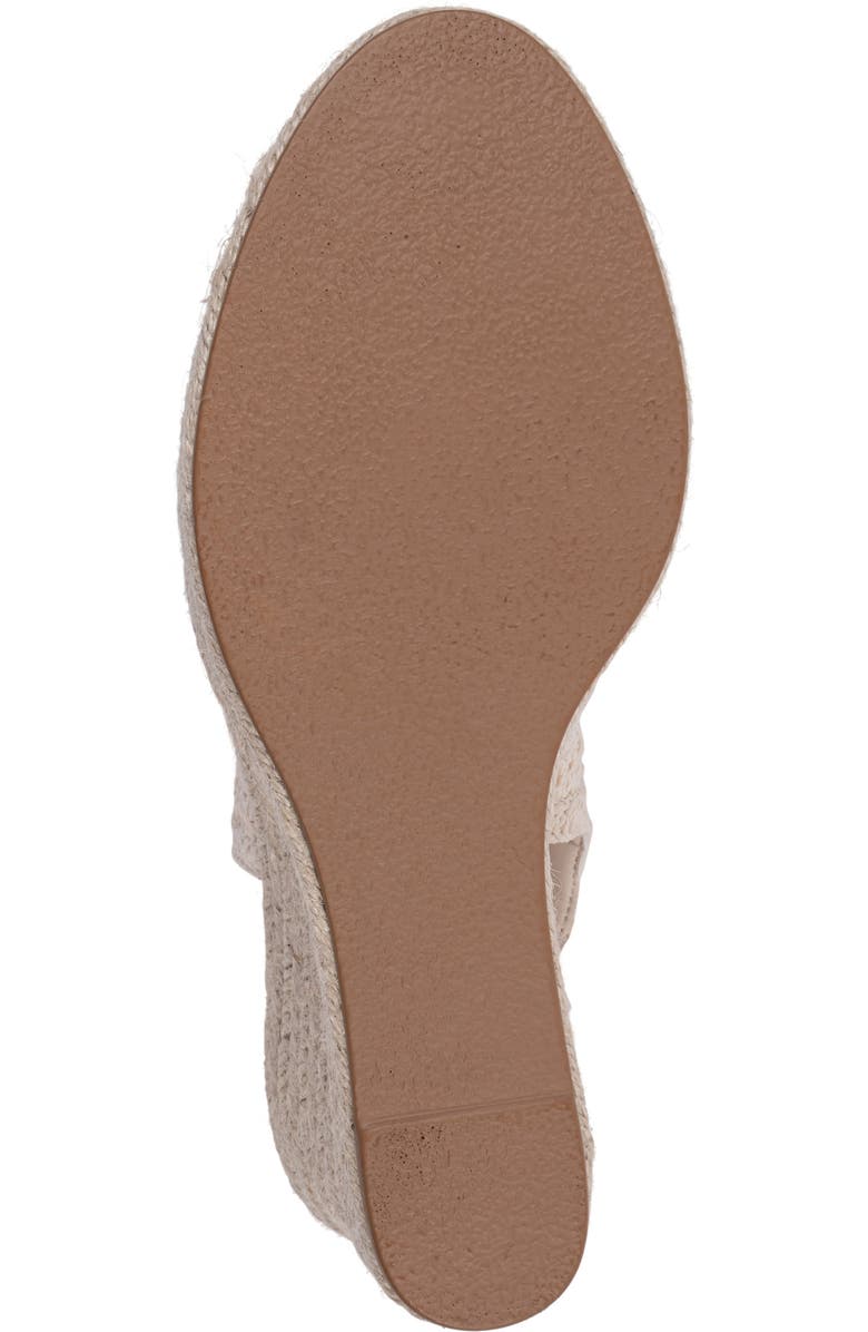 GOOD CHOICE NEW YORK Bowery Lace Espadrille Wedge Slingback Sandal, Alternate, color, Ivory