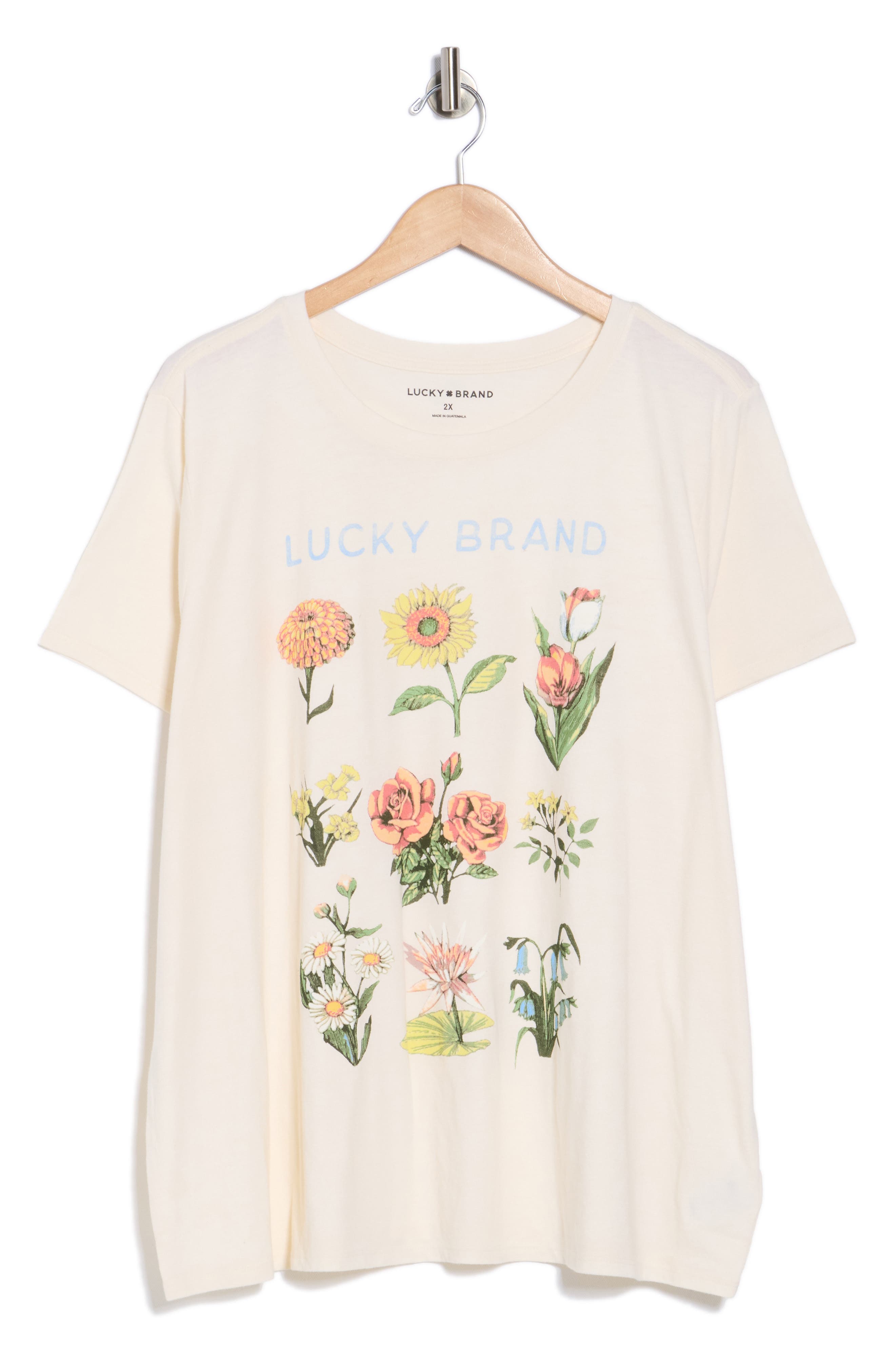 Lucky Brand Floral Graphic T-Shirt