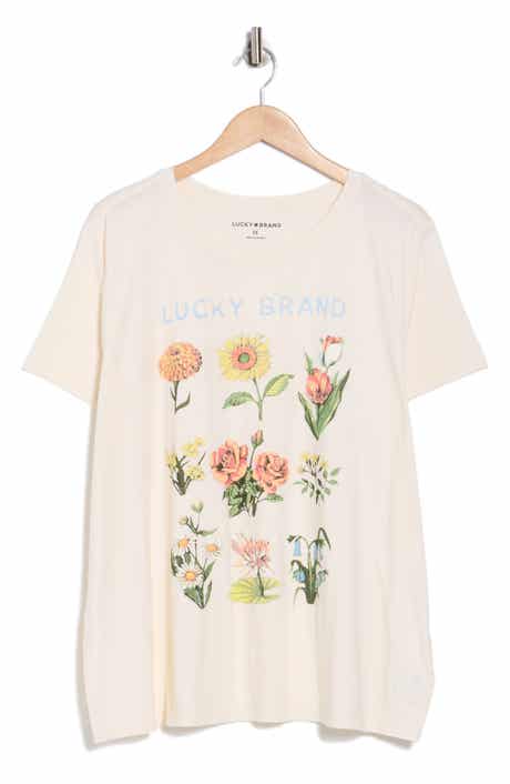 Lucky Brand Floral Graphic T-Shirt