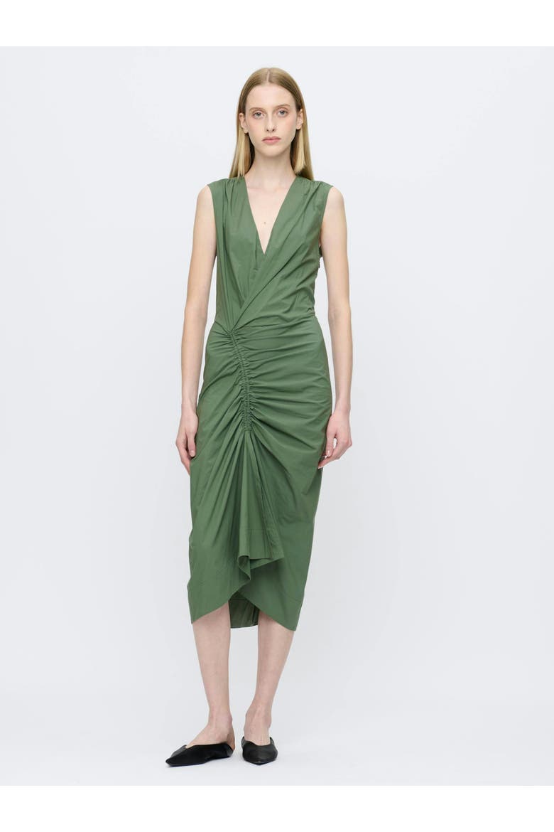 AGNES Wrap dress, Alternate, color, Green