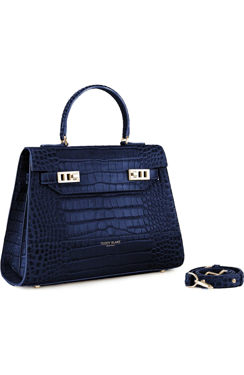 Teddy Blake Kim Croco 14", Alternate, color, Dark Blue