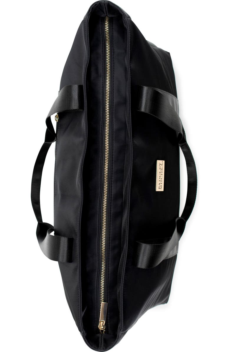 BADGLEY MISCHKA Uncomplicated Nylon Weekender Duffel Bag, Alternate, color, Black