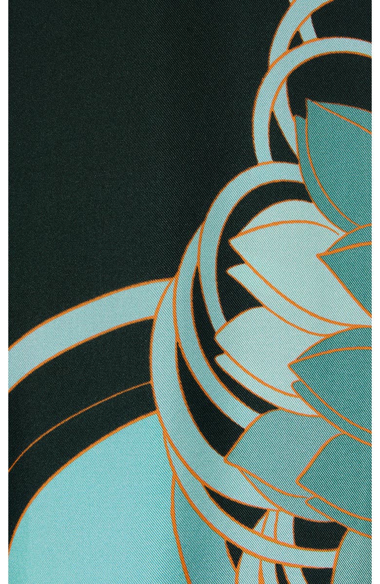 La DoubleJ Mini Swing Dress, Alternate, color, Blooming Tulip Dark Green