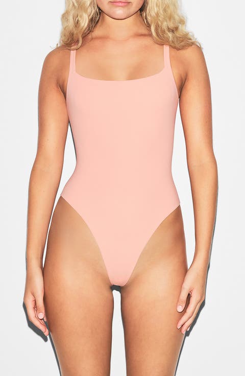 Fits Everybody Square Neck Bodysuit (Regular 
Plus)