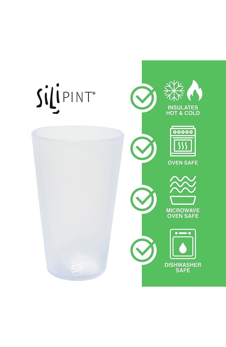 Silipint Silicone Pint Glasses 2 Pack 16Oz, Alternate, color, 