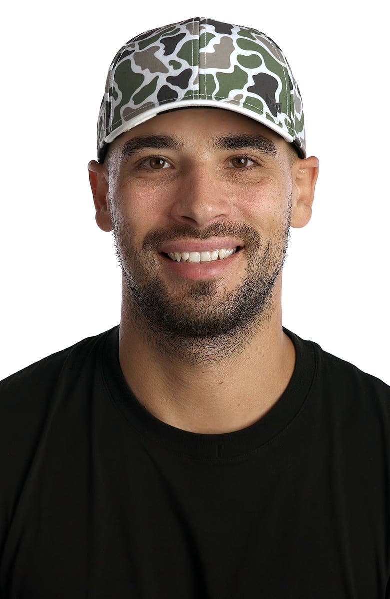 Melin A-Game Icon Hydro Camo Performance Snapback Hat, Alternate, color, Duck Camo
