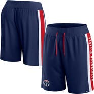FANATICS Men's Fanatics Branded Navy Washington Wizards Referee Iconic Mesh Shorts
