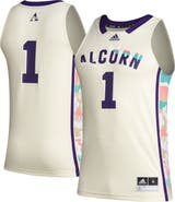adidas Men's adidas #1 Khaki Alcorn State Braves Honoring Black Excellence Basketball Jersey