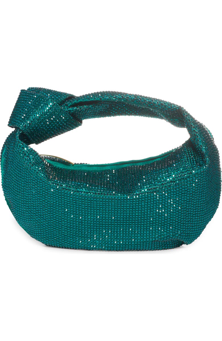 Bottega Veneta Mini Jodie Crystal Embellished Hobo Bag, Alternate, color,