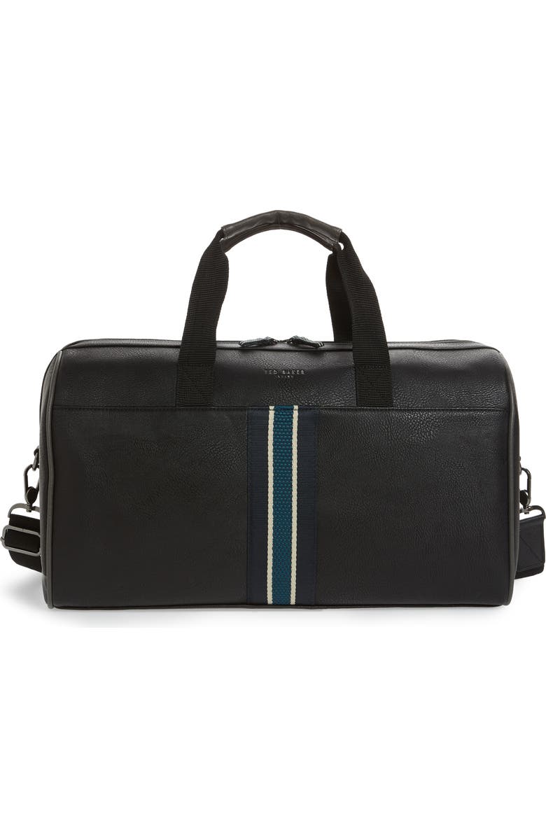 Ted Baker London Berman Faux Leather Duffel Bag, Main, color,