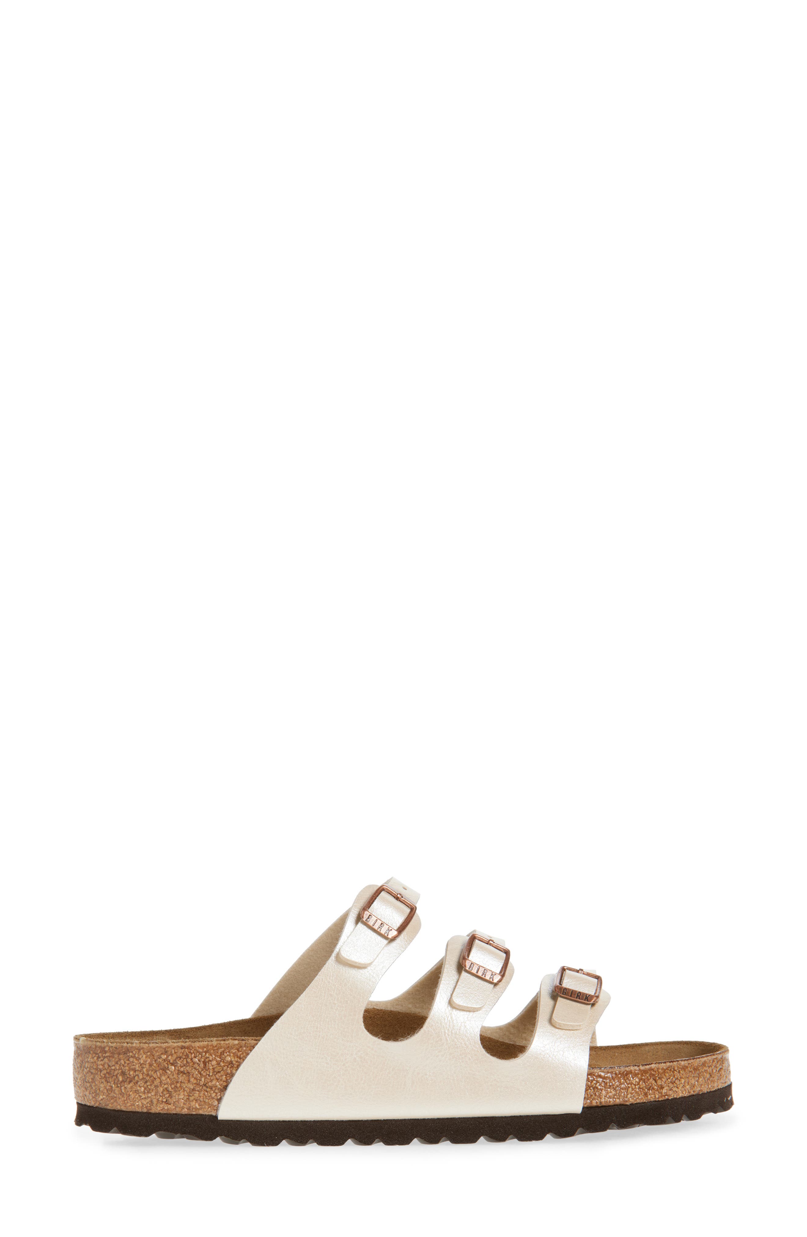 Florida Graceful Slide Sandal - Discontinued, Alternate, color, PEARL WHITE